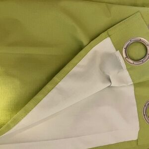 Lime Green Curtain Panel(s)
